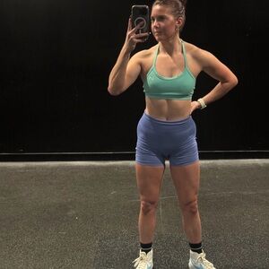 Women's Athletic Shorts in Blue